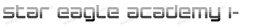 Star Eagle Academy I字体转换